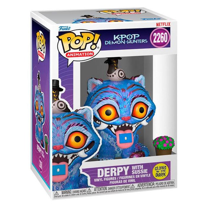 Funko Figura POP Kpop Demon Hunters Derpy with Sussie Glow Vinilo