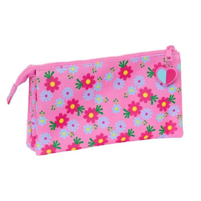 Portatodo Triple Trolls Rosa 22 x 12 x 3 cm 1 Portatodo Triple Trolls Rosa 22 x 12 x 3 cm 1