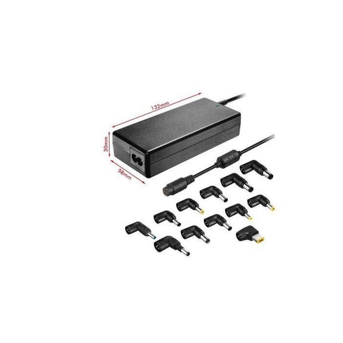 Leotec LENCSHOME06 Cargador Universal para Portátiles | Adaptador de Corriente 220V con Voltaje Automático (15-20V) y 10 Puntas - Negro 1 Leotec LENCSHOME06 Cargador Universal para Portátiles | Adaptador de Corriente 220V con Voltaje Automático (15-20V) y 10 Puntas - Negro 1