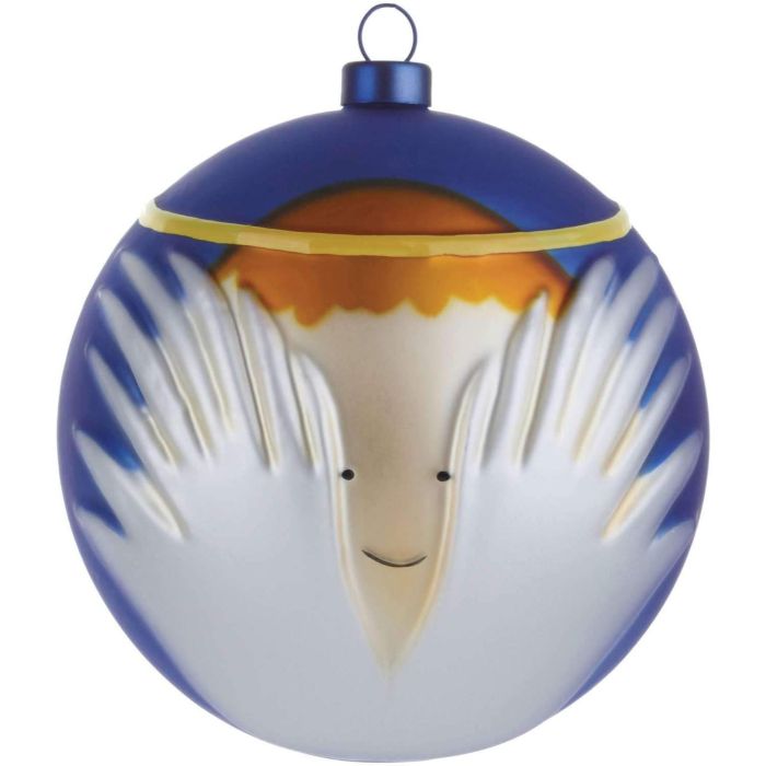 Alessi ANGIOLETO AMJ13 6 Bola de Navidad de Vidrio Soplado Diseñador LPWK, Marcello Jori