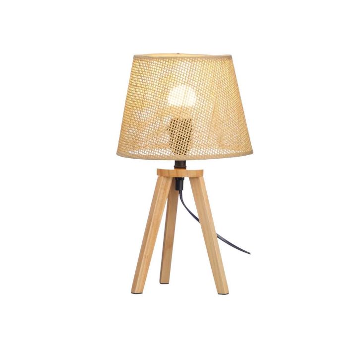 Lampara Sobremesa Pantalla Natural Conica 39 Cm Giftdecor (4 Unidades) 2 Lampara Sobremesa Pantalla Natural Conica 39 Cm Giftdecor (4 Unidades) 2
