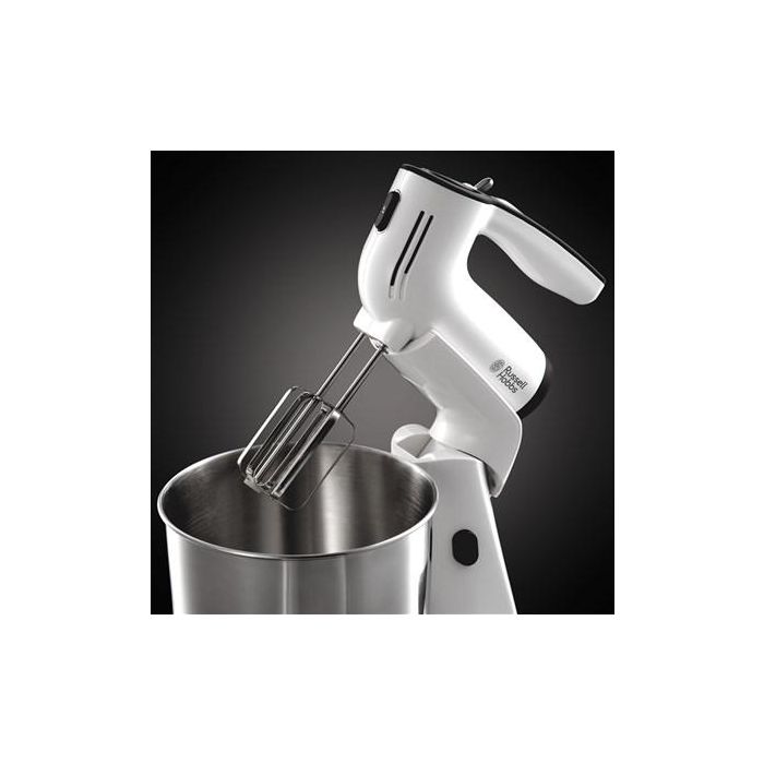 Russell Hobbs 21200-56 Batidora Amasadora Fija y de Mano Aura, 5 Velocidades + Turbo, Bol 3.5L 0 Russell Hobbs 21200-56 Batidora Amasadora Fija y de Mano Aura, 5 Velocidades + Turbo, Bol 3.5L 0