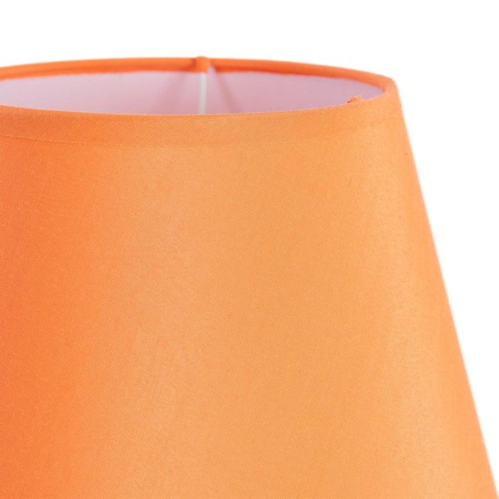 Lámpara Mesa Naranja Cerámica-Tejido 22 X 22 X 31 cm