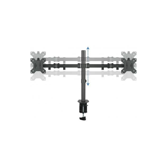 Tooq Soporte de Mesa para 2 Monitores DB1232TN-B, Giratorio, Inclinable, VESA 75x75/100x100, hasta 8kg por Brazo 3 Tooq Soporte de Mesa para 2 Monitores DB1232TN-B, Giratorio, Inclinable, VESA 75x75/100x100, hasta 8kg por Brazo 3