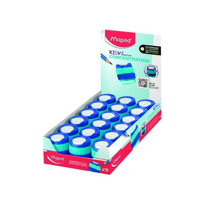 Afilalapiz Maped 1 Uso Kidy Learn Concentracion Con Deposito Expositor De 18