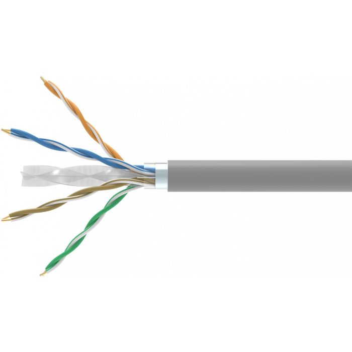EQUIP Cable de Red Cat6 F/UTP Eca para Instalación, 305m, Gris LSZH