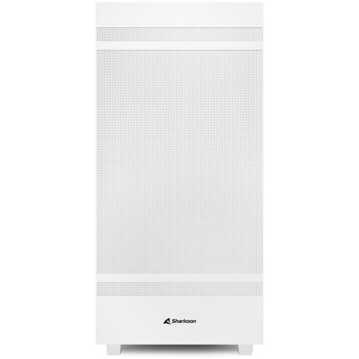 Sharkoon Rebel C50 ATX Full Tower PC Blanco Soporta ATX, micro ATX, Mini-ITX Metal con Filtro Anti-polvo y Gestión de Cables 16.8cm CPU 1