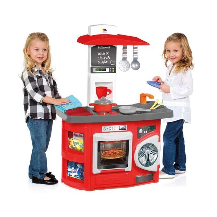 Molto Cocina Infantil Roja con 12 Accesorios, 81 cm 5 Molto Cocina Infantil Roja con 12 Accesorios, 81 cm 5