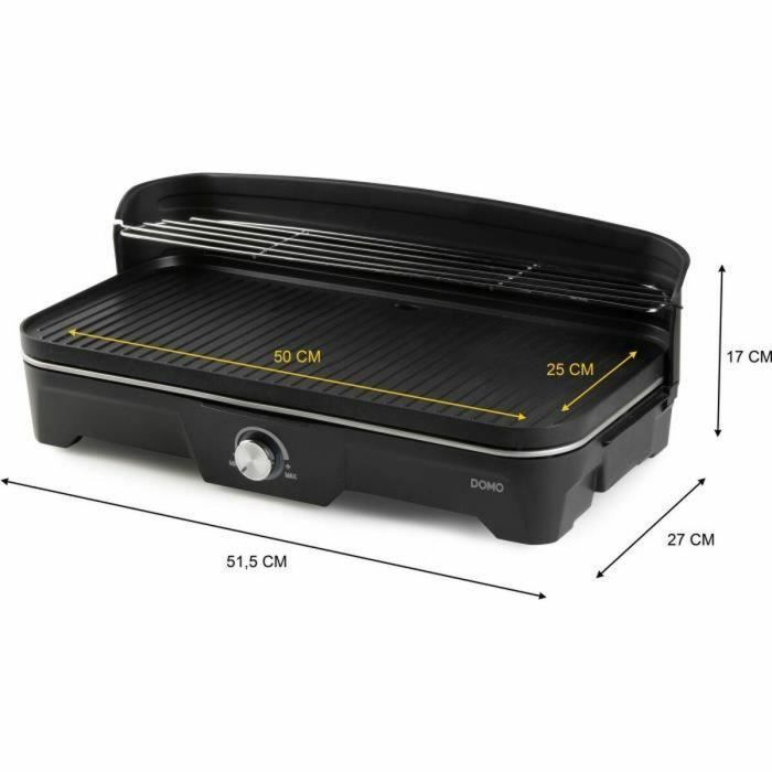Domo DO9260G Parrilla de Mesa BBQ Eléctrica 2200W 1
