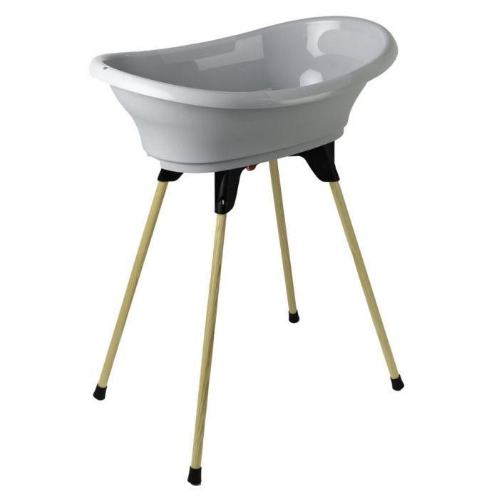 THERMOBABY Kit de baño VASCO Charm gris: bañera + pies + desagüe 4 THERMOBABY Kit de baño VASCO Charm gris: bañera + pies + desagüe 4