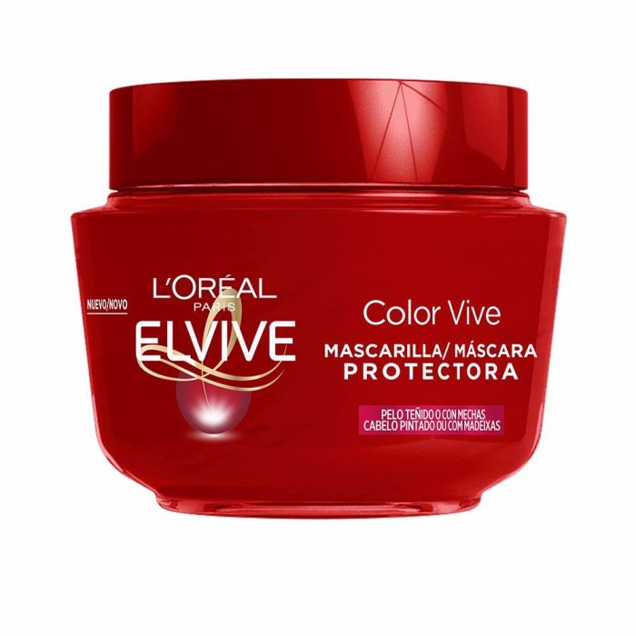 L'Oréal Paris Mascarilla Protectora ELVIVE Color-Vive para Cabello Teñido 300 ml L'Oréal Paris Mascarilla Protectora ELVIVE Color-Vive para Cabello Teñido 300 ml