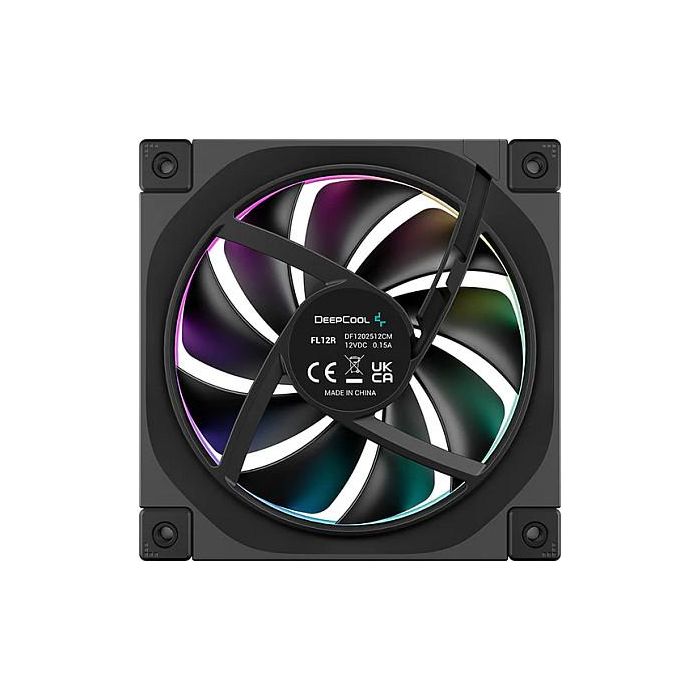 Deepcool FL12R ARGB Ventilador Caja 120 mm para PC con Iluminación RGB Direccionable y Control PWM para Mejorar Refrigeración 2