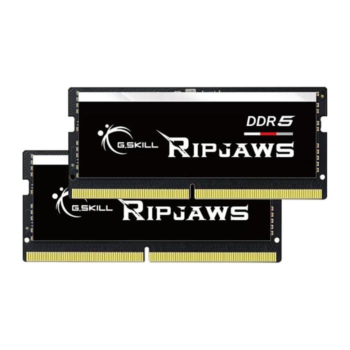 G.Skill 32GB (2x16GB) DDR5 5600MHz CL46 SO-DIMM para Portátil Ripjaws 32GX2-RS 0 G.Skill 32GB (2x16GB) DDR5 5600MHz CL46 SO-DIMM para Portátil Ripjaws 32GX2-RS 0