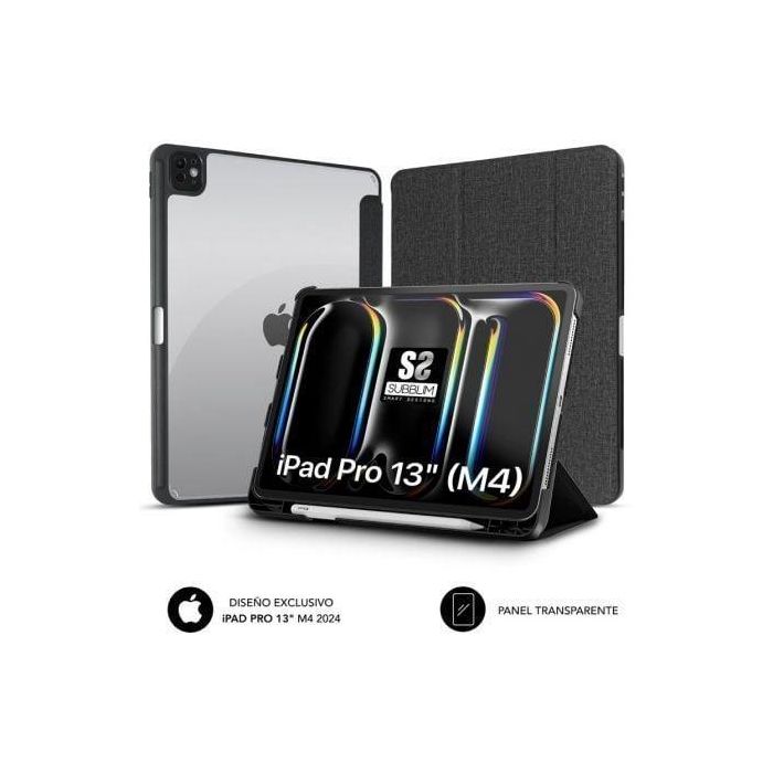 SUBBLIM SUBCST-5SC421 funda para tablet 32,8 cm (12.9") Folio Negro SUBBLIM SUBCST-5SC421 funda para tablet 32,8 cm (12.9") Folio Negro