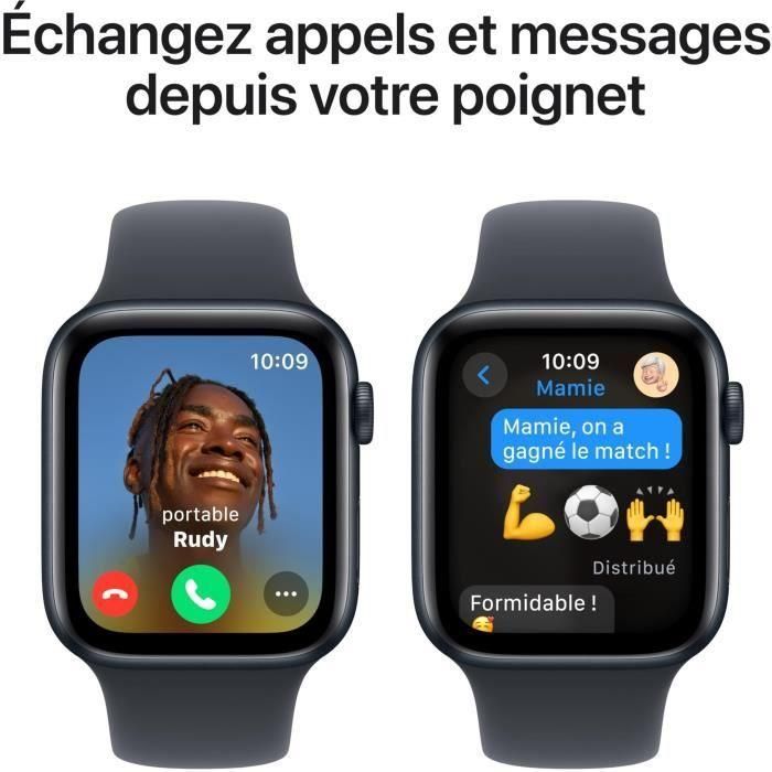 Apple Watch SE GPS 44 mm Caja Aluminio Medianoche Correa Deportiva Medianoche S/M 3 Apple Watch SE GPS 44 mm Caja Aluminio Medianoche Correa Deportiva Medianoche S/M 3