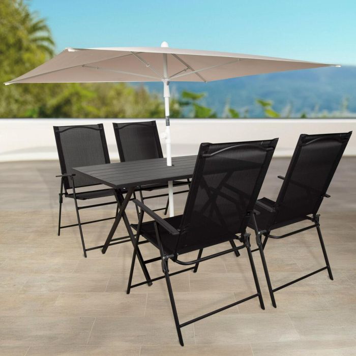 Mesa jardin plegable 121x75x69 cm 4 Mesa jardin plegable 121x75x69 cm 4