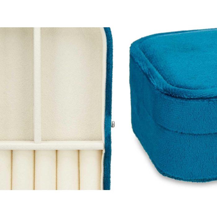 Joyero Rectangular Azul Petroleo Giftdecor 16X6CM (12 Unidades) 3 Joyero Rectangular Azul Petroleo Giftdecor 16X6CM (12 Unidades) 3