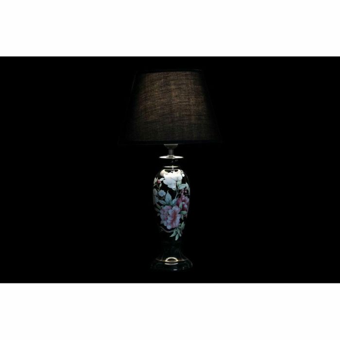 Lampara Sobremesa Oriental DKD Home Decor Negro Dorado 28 x 51 x 28 cm (2 Unidades) 1