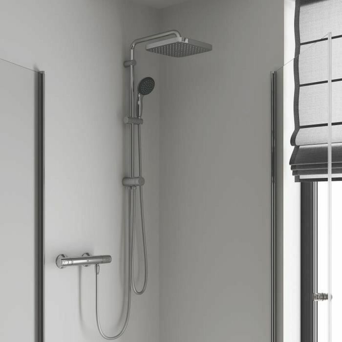 Columna de ducha Grohe con inversor manual vitulio inicio 250, cabeza de ducha 250 mm, ducha 1 jet, 26698000 5