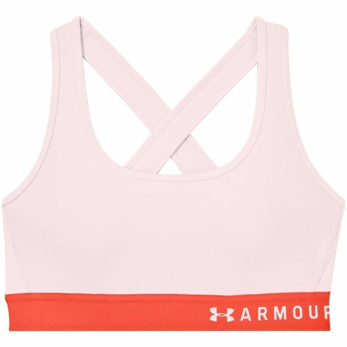 Sujetador Deportivo Under Armour Mid Crossback Rosa Sujetador Deportivo Under Armour Mid Crossback Rosa
