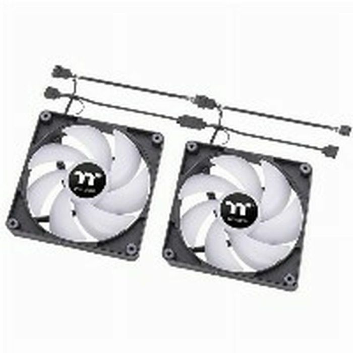 Thermaltake CT140 ARGB Sync Ventilador de Torre PC, Iluminación ARGB Sincronizable, Rodamiento Hidráulico, Negro, 2 Unidades 8 Thermaltake CT140 ARGB Sync Ventilador de Torre PC, Iluminación ARGB Sincronizable, Rodamiento Hidráulico, Negro, 2 Unidades 8