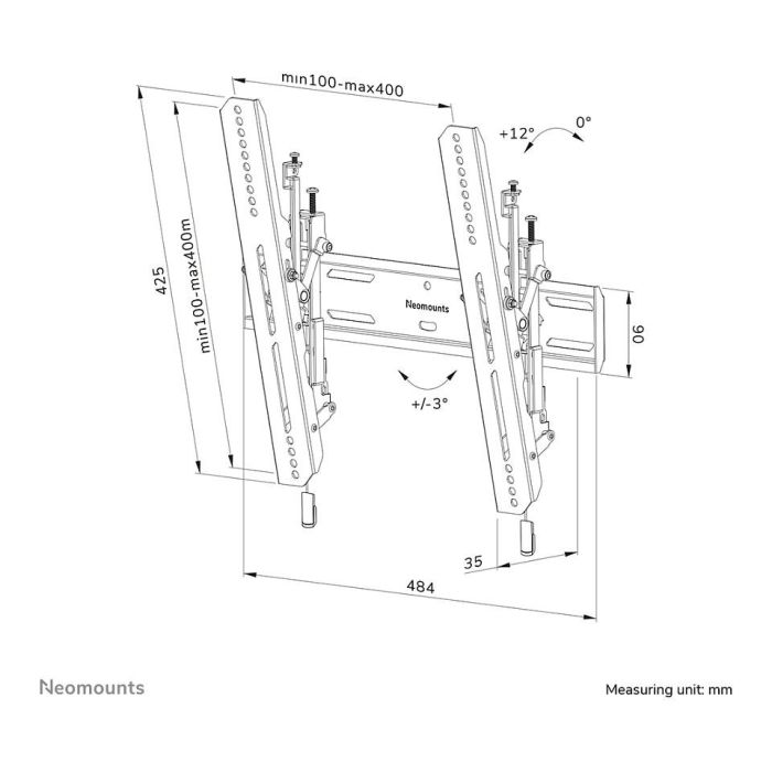 Soporte TV Neomounts WL35S-850BL14 32-65" 11