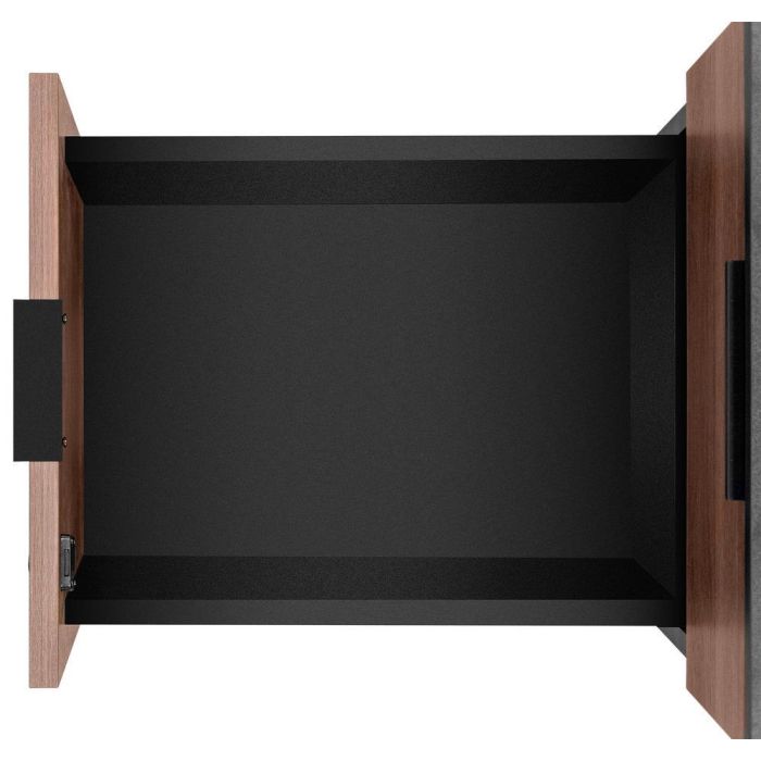 Phoenix technologies Cajonera Artisan de Oficina, 2 cajones, Negro con frontales en madera de nogal, 40x54.5x44.2 cm 3 Phoenix technologies Cajonera Artisan de Oficina, 2 cajones, Negro con frontales en madera de nogal, 40x54.5x44.2 cm 3