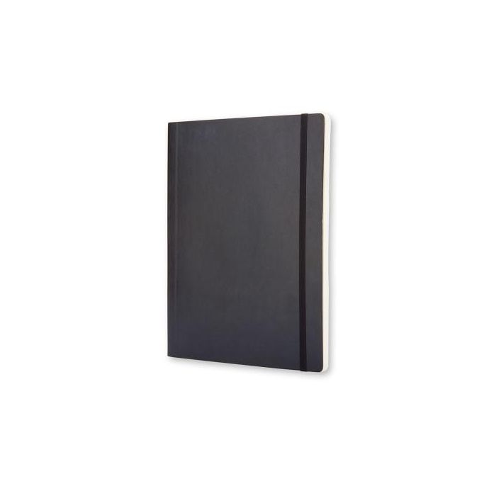 Cuaderno Moleskine Clasico Tapa Blanda 19X25 192H 70Gr. Cuadriculada Con Goma Negra 5