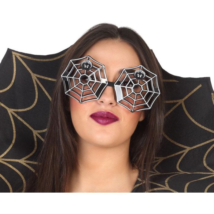Gafas con diseño de telarañas y arañas para disfraz de Halloween, accesorio temático para adultos 0 Gafas con diseño de telarañas y arañas para disfraz de Halloween, accesorio temático para adultos 0