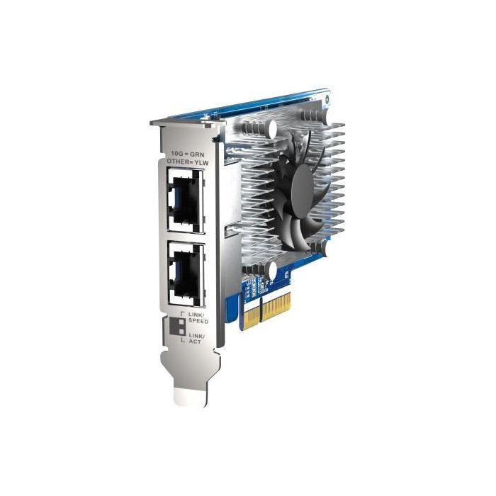 Qnap QXG-10G2T-X710 Tarjeta de Red PCIe 3.0 x4 con 2 Puertos RJ45 10GbE, NBASE-T y Controlador Intel X710 4 Qnap QXG-10G2T-X710 Tarjeta de Red PCIe 3.0 x4 con 2 Puertos RJ45 10GbE, NBASE-T y Controlador Intel X710 4