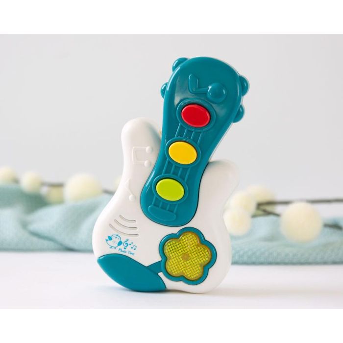 KioKids Guitarra Musical Bebés con Luces y Melodías - Juguete de Plástico Multicolor para +6 Meses 0 KioKids Guitarra Musical Bebés con Luces y Melodías - Juguete de Plástico Multicolor para +6 Meses 0