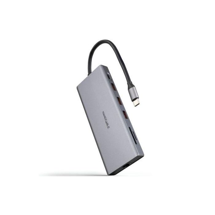 Hub USB NANOCABLE 10.16.4612 Gris 100 W 0 Hub USB NANOCABLE 10.16.4612 Gris 100 W 0