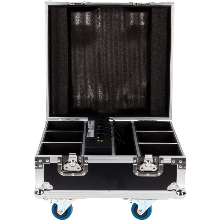 ALGAMLIGHT Flight Case Con Carga Para 6 Event Par 412 Hex Ip Con Ruedas 1
