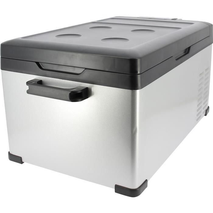 Nevera de compresor - EZA - 25L - Refrigeración/congelación - Toma de mechero - 12V / 24V / 220V - Gris 3 Nevera de compresor - EZA - 25L - Refrigeración/congelación - Toma de mechero - 12V / 24V / 220V - Gris 3