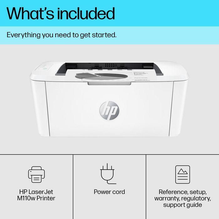 HP M110w Impresora Láser Monocromo Ultracompacta y Eficiente, Impresión Rápida de Alta Calidad con App HP Smart, para Hogar u Oficina 5