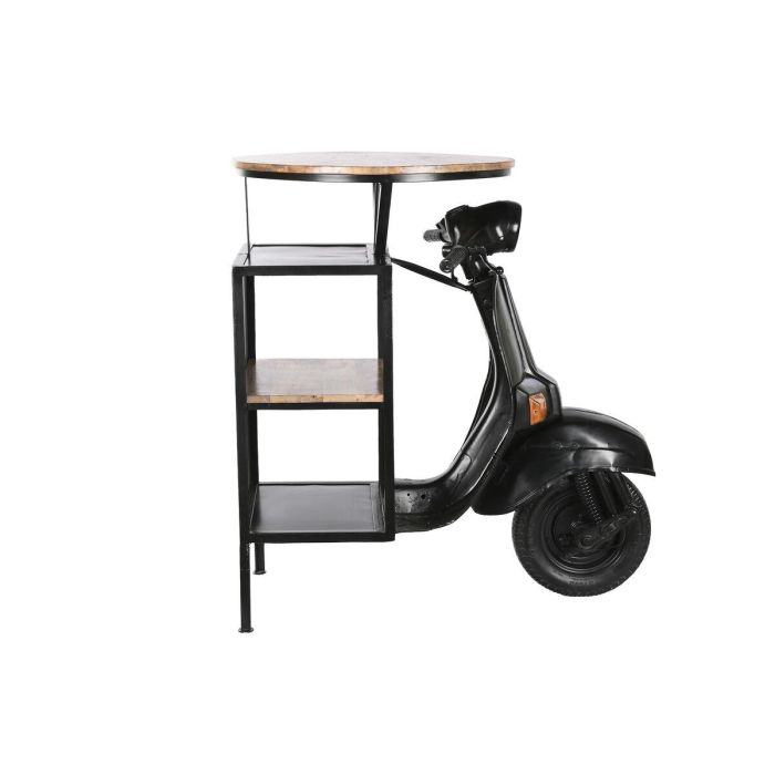 DKD Home Decor Mesa de Estilo Industrial Loft Hecha a Mano de Hierro y Madera de Mango Negro Marrón con 1 Estantería 72x110x116 cm DKD Home Decor Mesa de Estilo Industrial Loft Hecha a Mano de Hierro y Madera de Mango Negro Marrón con 1 Estantería 72x110x116 cm