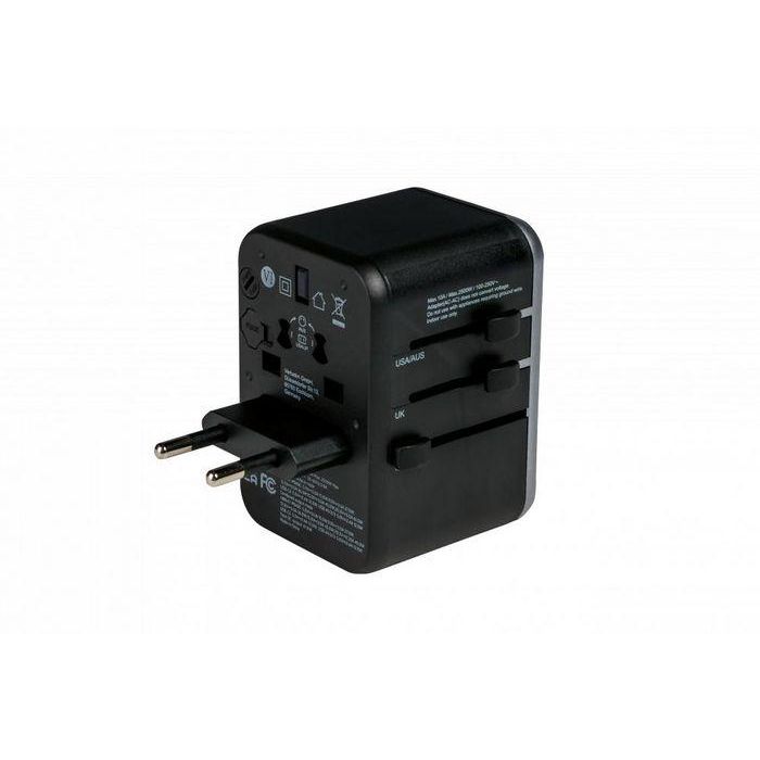 Verbatim Uta-04 Adaptador Universal De Viaje Con 1 Puerto Usb-C - 3 Puerto Usb-A - 1 Puerto Usb-C 9