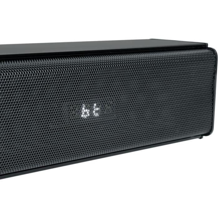 Barra de sonido - THOMSON - Negra - Bluetooth 5.3, 120W, Entrada TV ARC/CEC, USB, Ecualizador, Mando a distancia, Fuente de alimentación. 230V 3