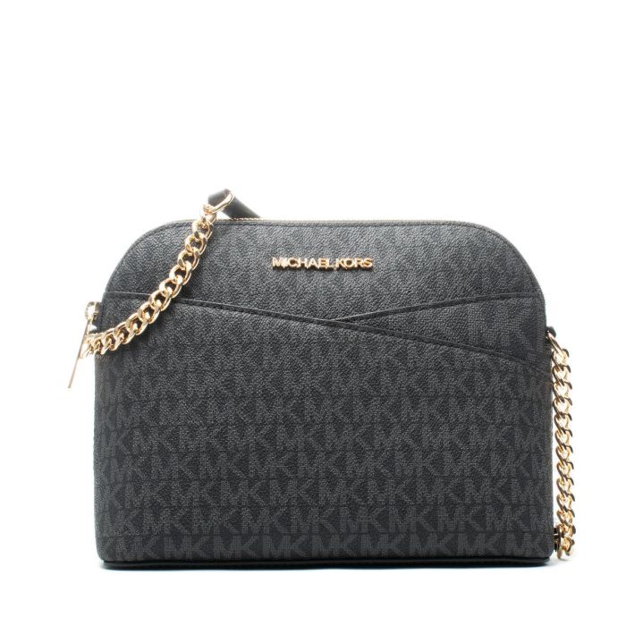 Bolso Bandolera Michael Kors Jet Set Travel Negro 22 x 18 x 10 cm Bolso Bandolera Michael Kors Jet Set Travel Negro 22 x 18 x 10 cm