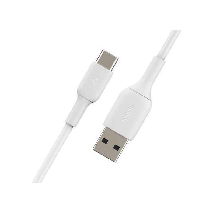 Cable USB A a USB-C Belkin CAB001BT2MWH Blanco 2 m 1 Cable USB A a USB-C Belkin CAB001BT2MWH Blanco 2 m 1