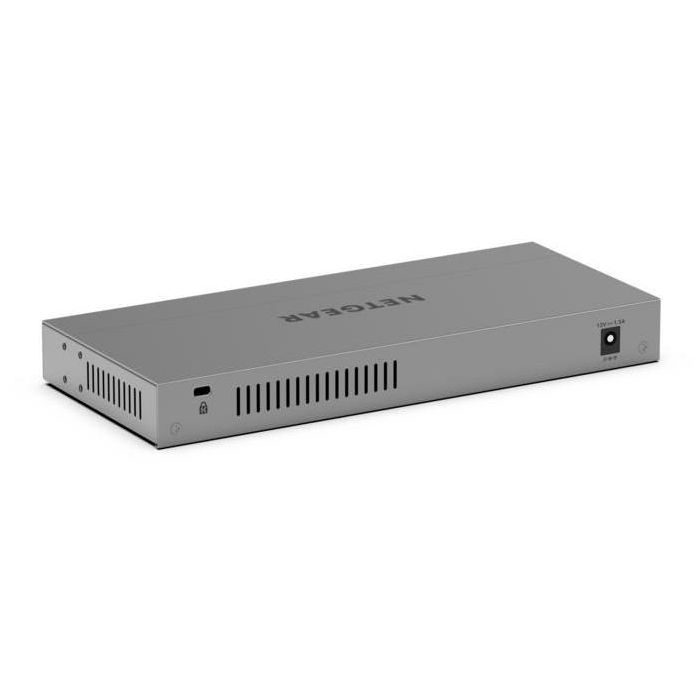 NETGEAR GS108X-100EUS Switch 8 Puertos Gigabit Ethernet Unmanaged con 1 Puerto SFP+ 10G L2 Metálico 3