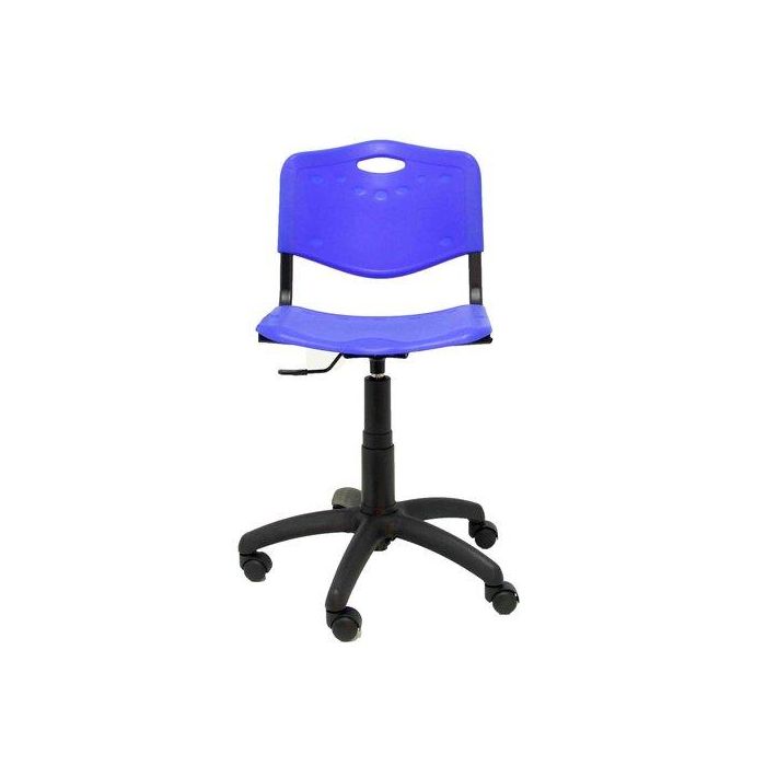 Silla Piqueras Y Crespo Robledo Giratoria 360º Mecanismo Regulacion Altura Ruedas Nylon Asiento Y Respaldo Pvc Azul