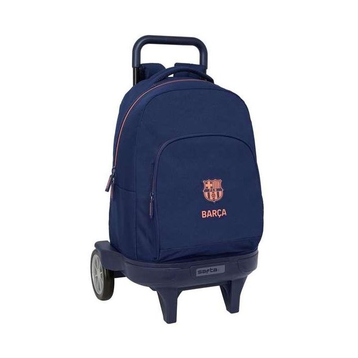 Safta Mochila Grande con Ruedas Compact Evolution FC Barcelona 2ª Equipación 33x45x22cm
