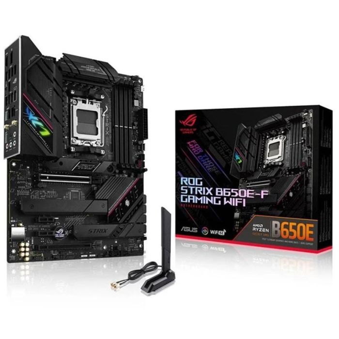 ASUS ROG STRIX B650E-F GAMING WiFi AMD AM5 Ryzen, Placa Base ATX DDR5 con Wi-Fi 6E