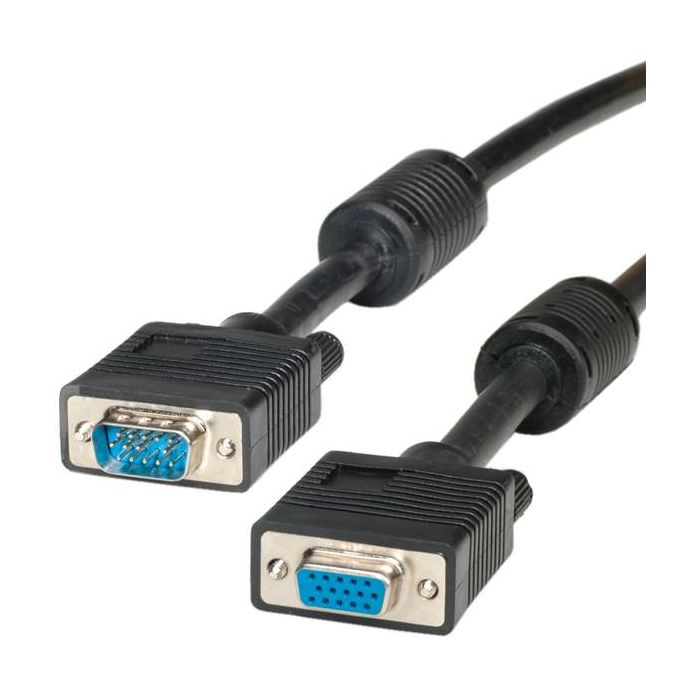 ROLINE VGA-Kabel HD15 ST - BU mit Ferritkern 6m 0 ROLINE VGA-Kabel HD15 ST - BU mit Ferritkern 6m 0