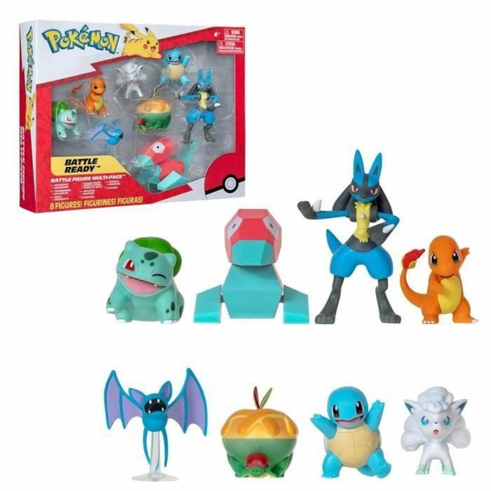 Pack 8 Figuras Pokémon - BANDAI - JW3063 - Multicolor - Pokémon Battle