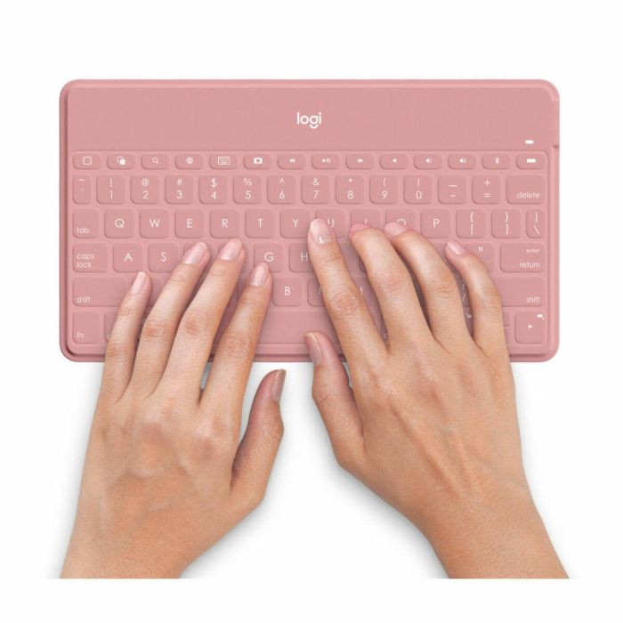 Teclado Logitech Keys-To-Go Rosa Qwerty Español 3