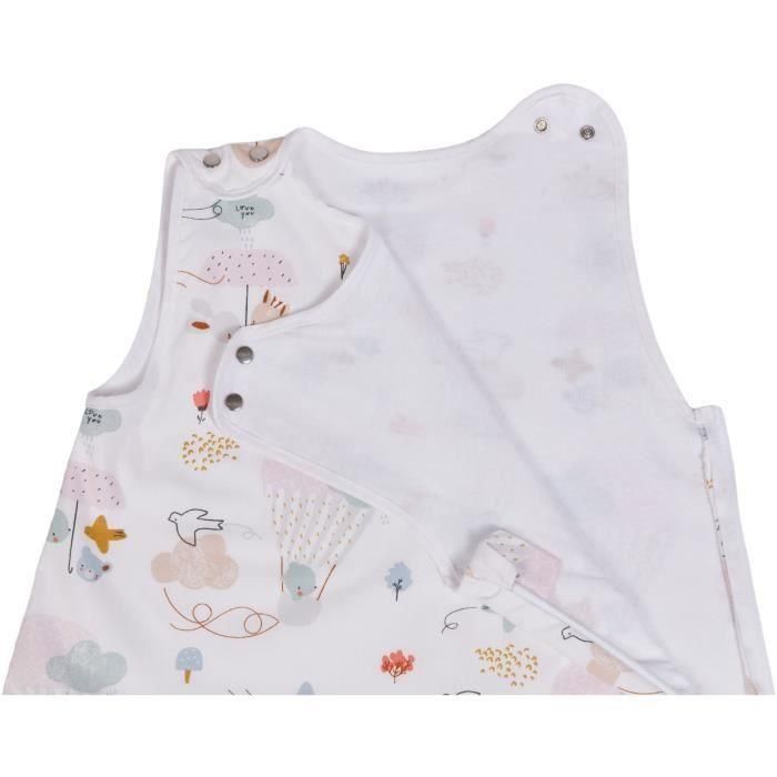 Tineo TIN3275051161100 Edredón de Verano Globos Ajustable Blanco 2