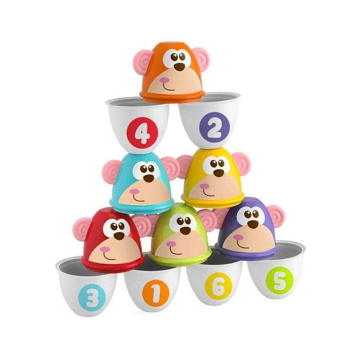 Juego de bolos animales con pelota 11x15x9 cm 8