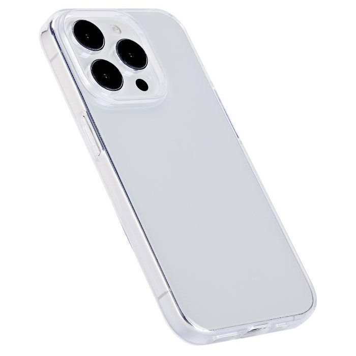 eSTUFF Funda TPU INFINITE VIENNA para iPhone 15 Pro Transparente - Plástico 100% Reciclado Post-Consumo - Protección contra Rasguños 3